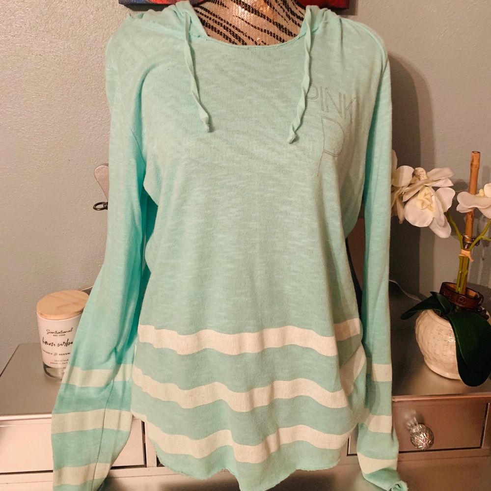 Victoria’s Secret PINK Tunic Sweater Hoodie Large